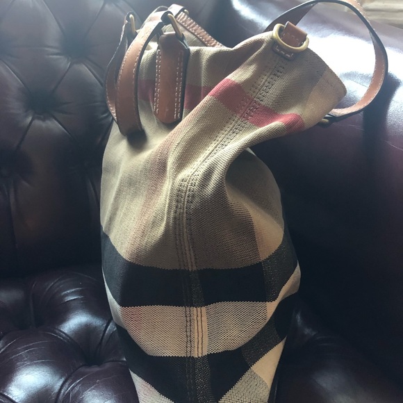 Burberry Canvas Tote - Picture 3 of 5
